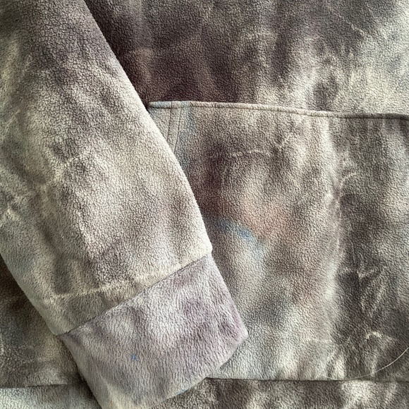 Boys cozy all fleece hoodie // Boys Large 10-12 - Picture 6 of 7